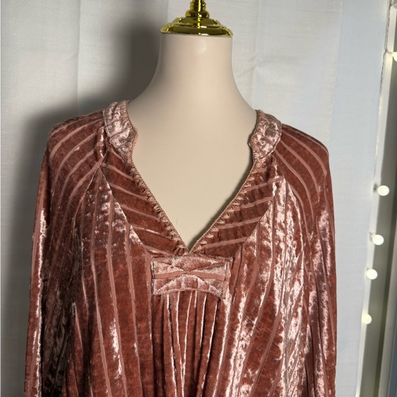 Entro Pink Boho Long Sleeve Blouse - Picture 4 of 10